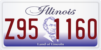 IL license plate Z951160