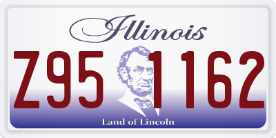 IL license plate Z951162