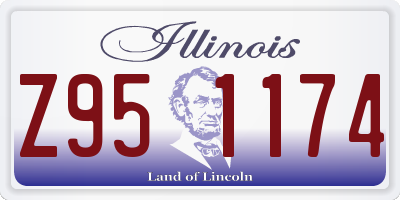 IL license plate Z951174