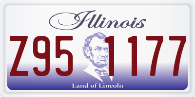 IL license plate Z951177