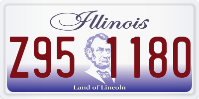 IL license plate Z951180
