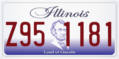 IL license plate Z951181