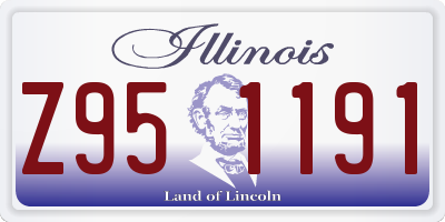 IL license plate Z951191
