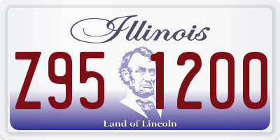 IL license plate Z951200