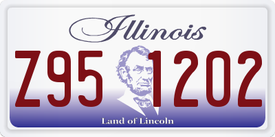 IL license plate Z951202