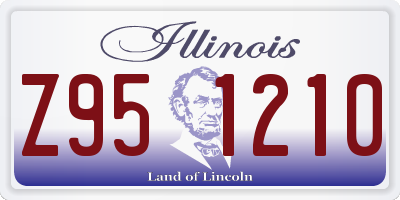IL license plate Z951210