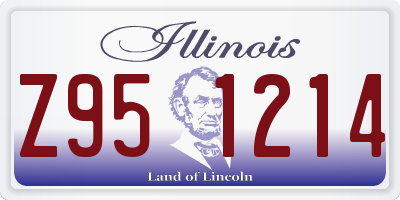 IL license plate Z951214