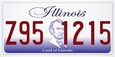 IL license plate Z951215