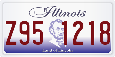 IL license plate Z951218