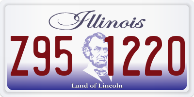IL license plate Z951220