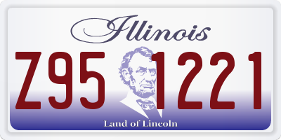 IL license plate Z951221