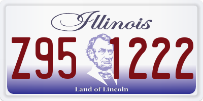 IL license plate Z951222