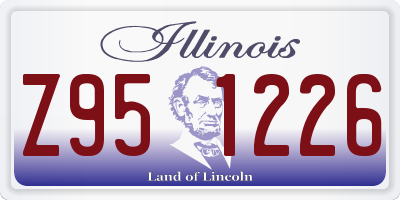 IL license plate Z951226