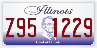 IL license plate Z951229