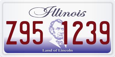 IL license plate Z951239