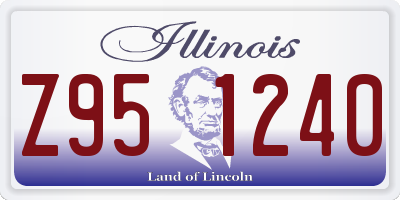 IL license plate Z951240