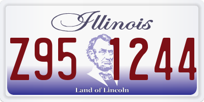 IL license plate Z951244
