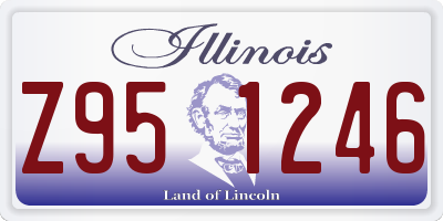 IL license plate Z951246