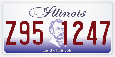 IL license plate Z951247