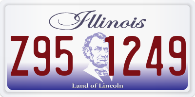 IL license plate Z951249