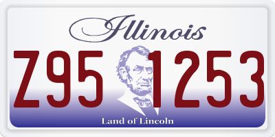 IL license plate Z951253