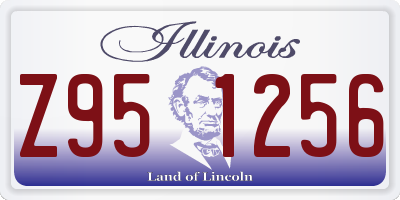 IL license plate Z951256