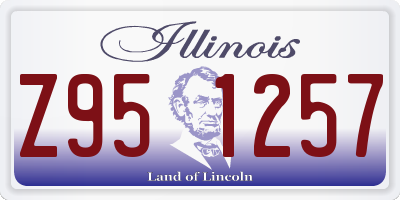 IL license plate Z951257