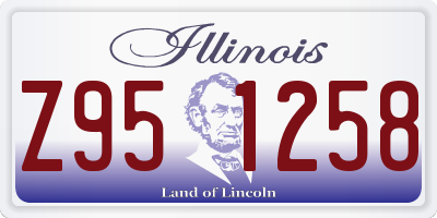 IL license plate Z951258