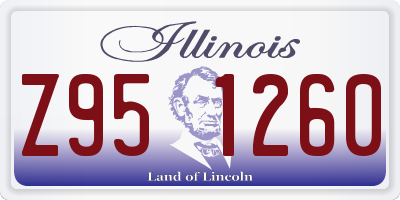 IL license plate Z951260
