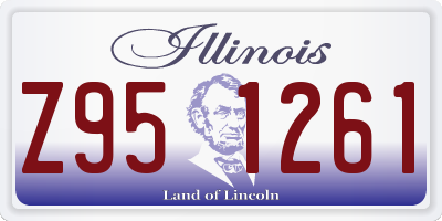 IL license plate Z951261