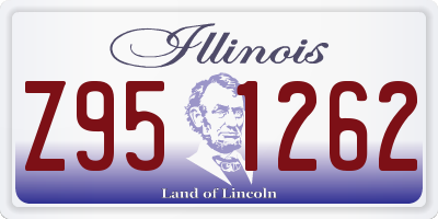 IL license plate Z951262