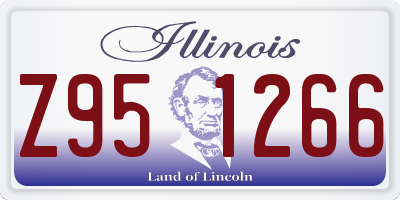 IL license plate Z951266