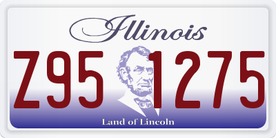 IL license plate Z951275