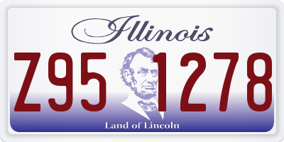 IL license plate Z951278