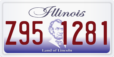 IL license plate Z951281