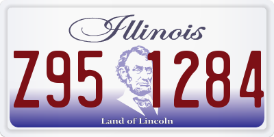 IL license plate Z951284