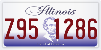 IL license plate Z951286
