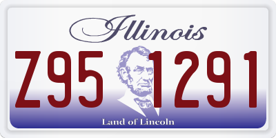 IL license plate Z951291