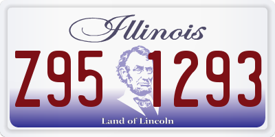 IL license plate Z951293