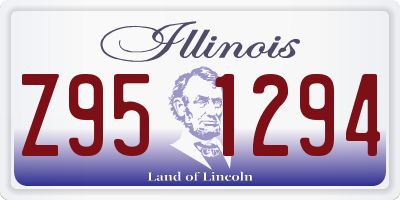 IL license plate Z951294
