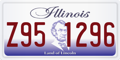 IL license plate Z951296