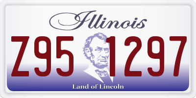 IL license plate Z951297