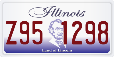 IL license plate Z951298