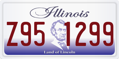 IL license plate Z951299