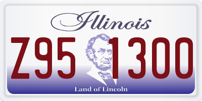 IL license plate Z951300
