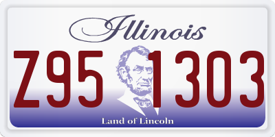 IL license plate Z951303