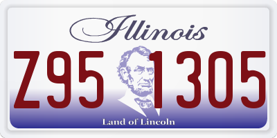 IL license plate Z951305