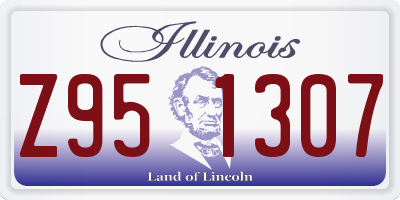 IL license plate Z951307