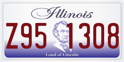 IL license plate Z951308