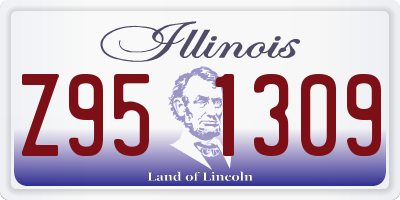 IL license plate Z951309